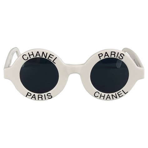 chanel paris circle sunglasses|Chanel clip on sunglasses.